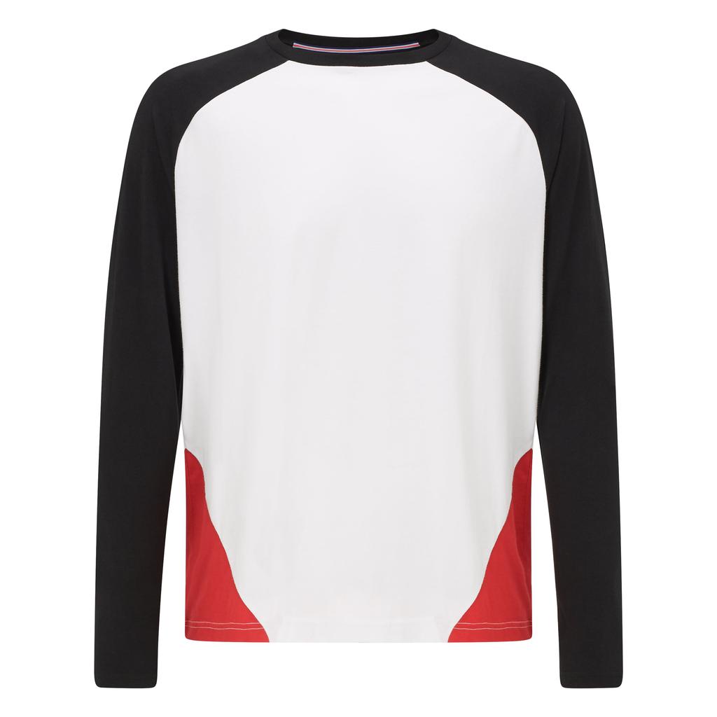 MESSI Colorblock Pentagon Long Sleeve Tee商品第1张图片规格展示