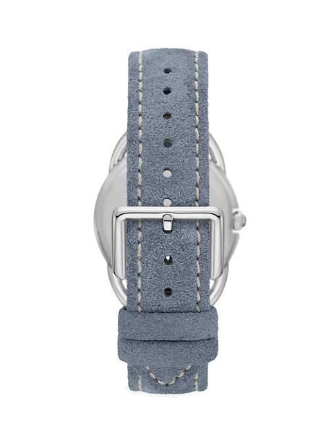 商品Tory Burch|The Miller Stainless Steel & Leather Strap Watch,价格¥1870,第4张图片详细描述