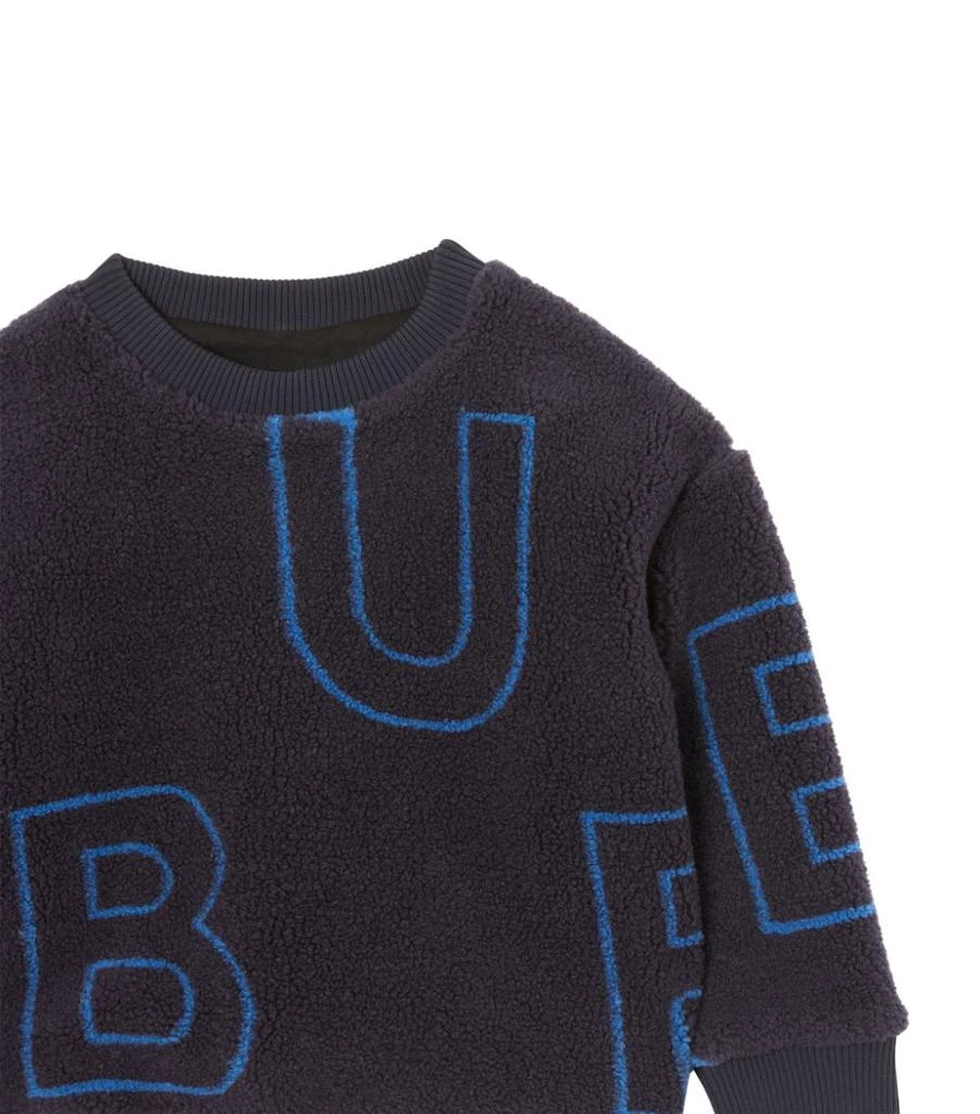 商品Burberry|Fleece Logo Sweatshirt (3-14 Years),价格¥2756,第2张图片详细描述