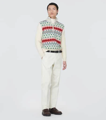 商品Loro Piana|Noel费尔岛羊绒半拉链毛衣,价格¥25774,第2张图片详细描述
