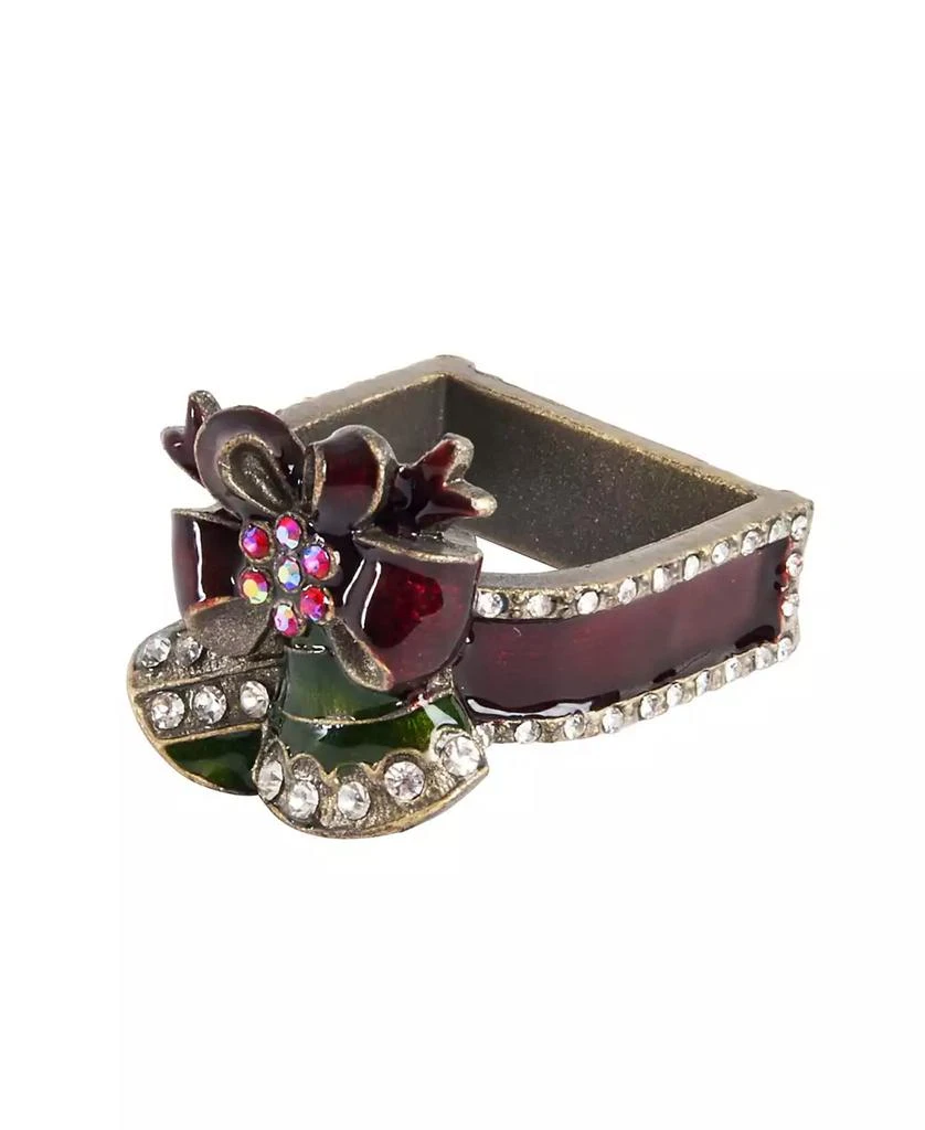 商品Saro Lifestyle|Christmas Design Napkin Ring, Set of 4,价格¥260,第1张图片