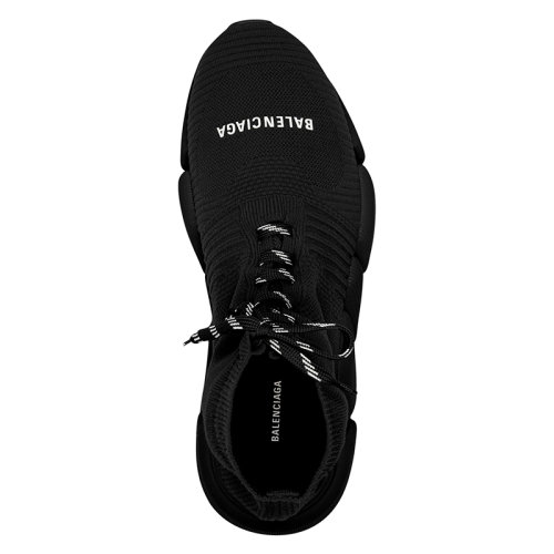 Balenciaga/巴黎世家  Speed 2.0系列 男士黑色网眼系带运动鞋617258W2DB11013商品第4张图片规格展示
