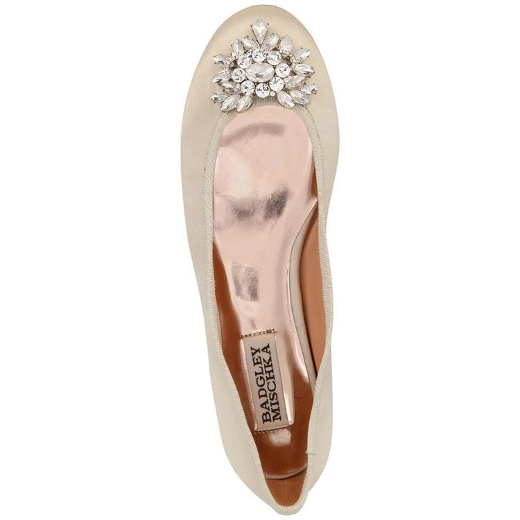 商品Badgley Mischka|Bianca Embellished Evening Flats,价格¥391,第4张图片详细描述