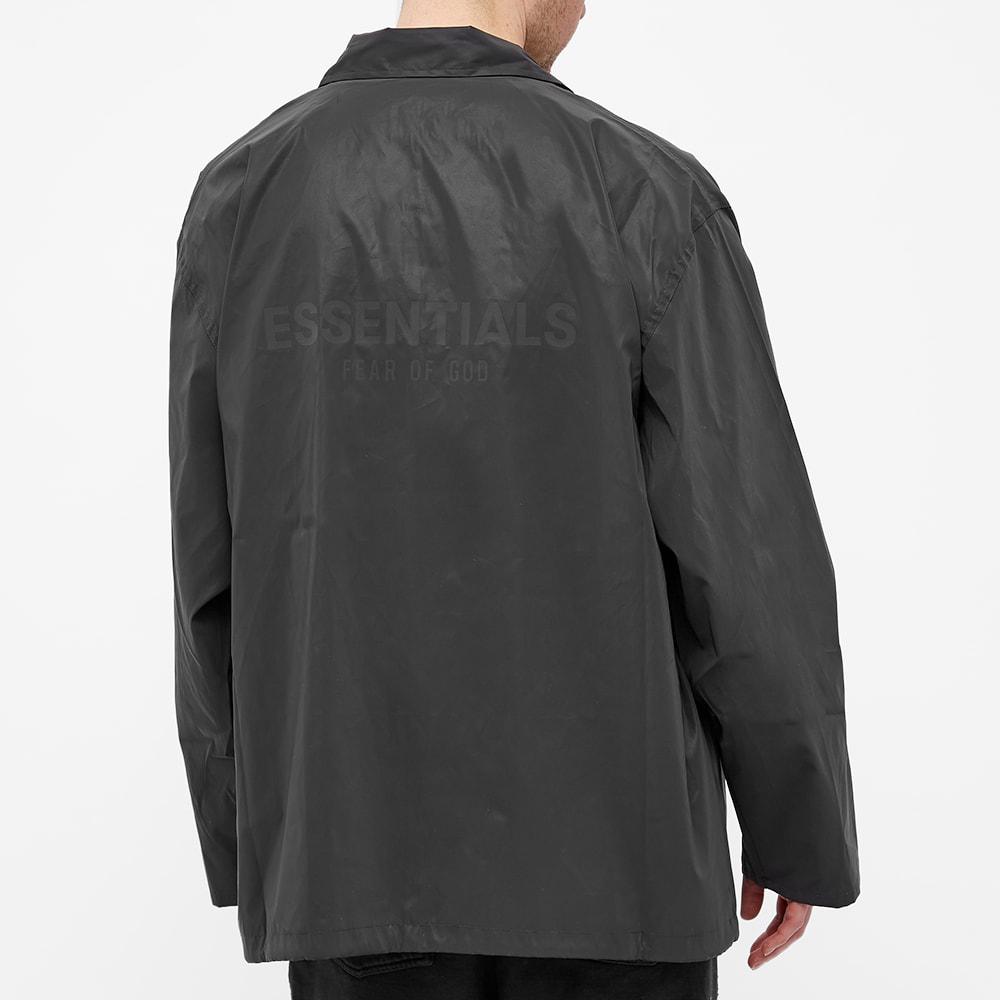 Fear of God ESSENTIALS Souvenir Coach Jacket - Black & Reflective商品第7张图片规格展示