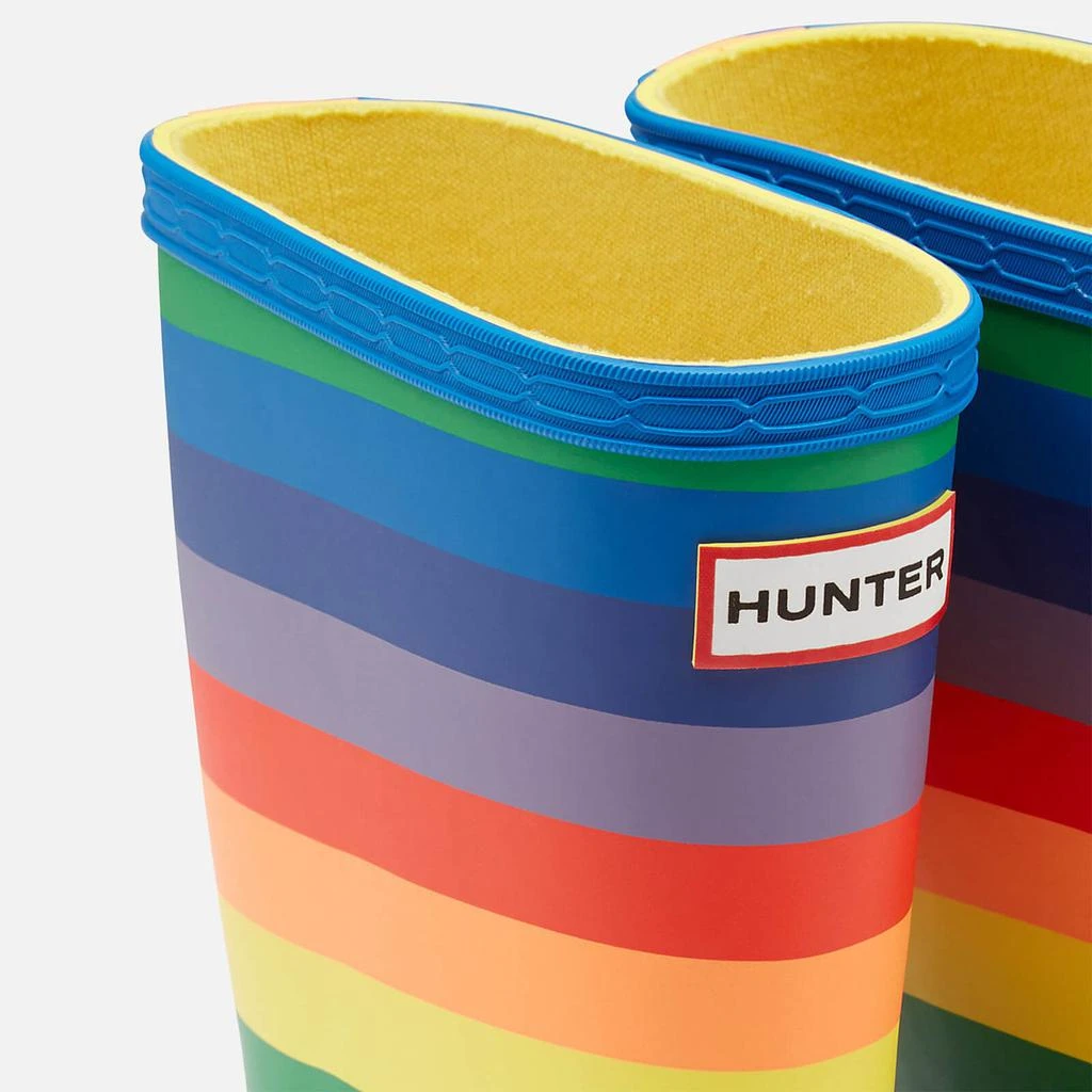 商品Hunter|Hunter Kids' First Classic Rainbow Wellington Boots - Multi,价格¥218,第5张图片详细描述