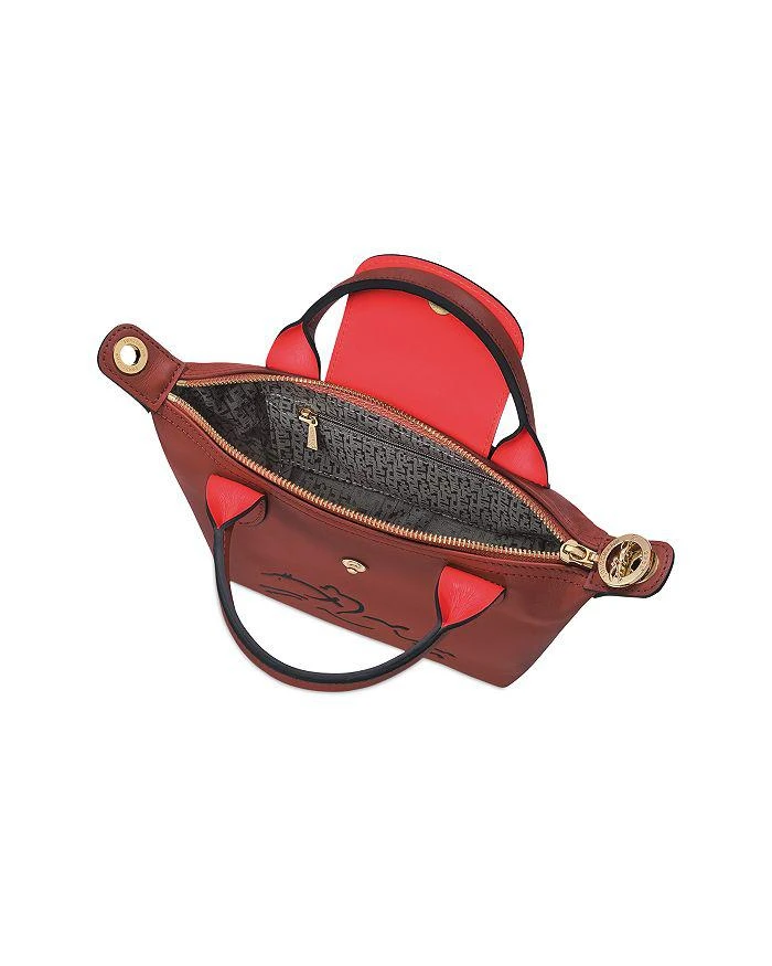 商品Longchamp|Le Pliage Jockey Extra Small Leather Crossbody,价格¥3791,第5张图片详细描述