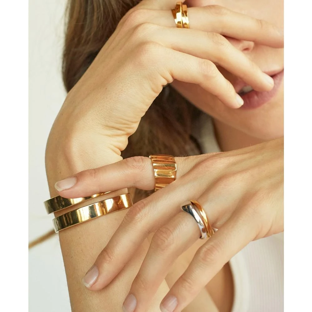 商品SOKO|24K Gold-Plated Fuliwa Band Ring,价格¥736,第4张图片详细描述