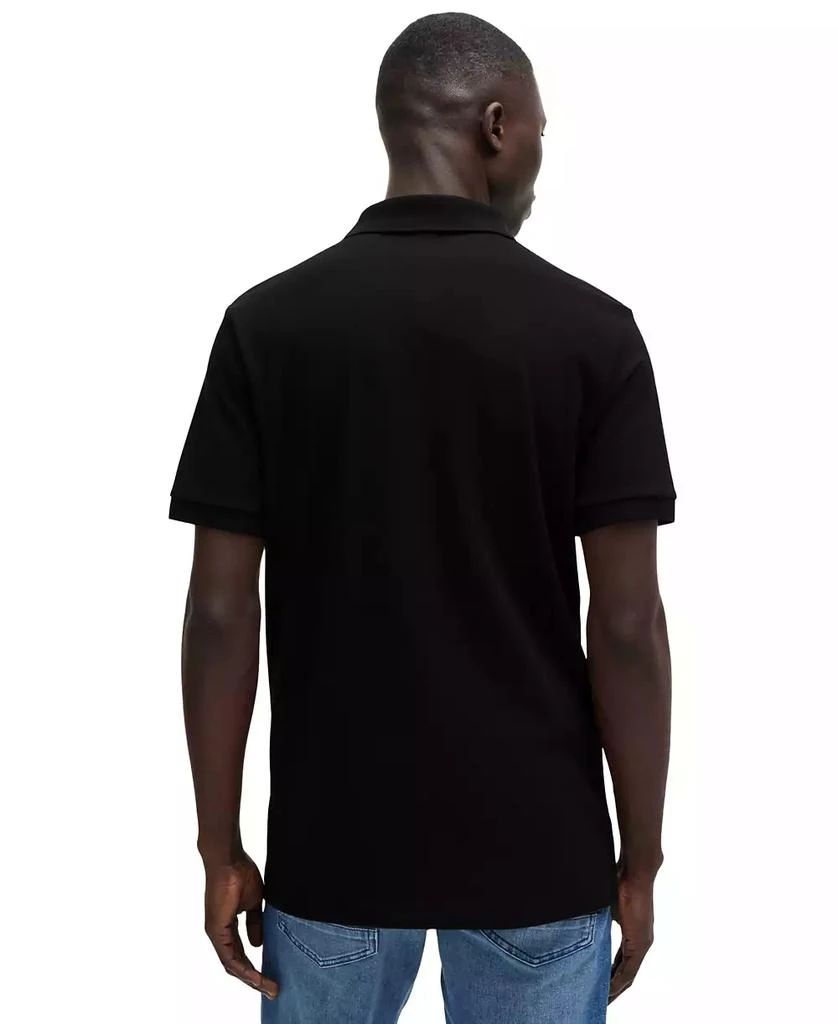商品Hugo Boss|Men's Slim-Fit Stretch-Cotton Logo Patch Polo Shirt,价格¥655,第4张图片详细描述