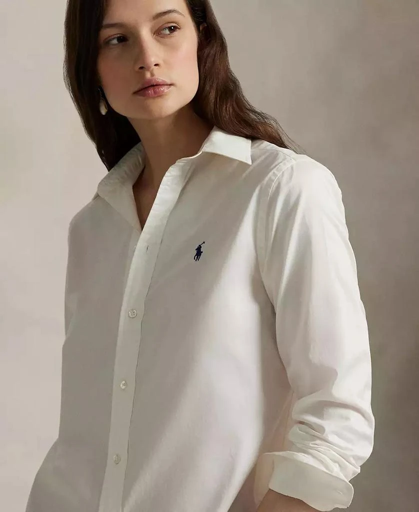 商品Ralph Lauren|Women's Classic-Fit Cotton Twill Shirt,价格¥947,第3张图片详细描述