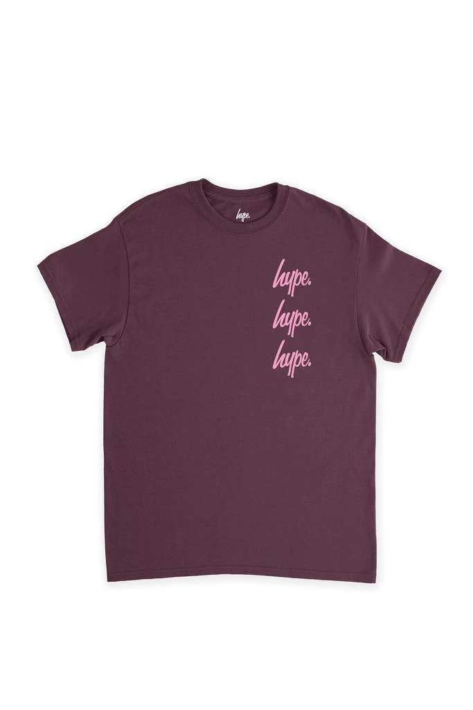 商品HYPE KIDS|HYPE KIDS PINK TRI SCRIPT T-SHIRT,价格¥186,第2张图片详细描述