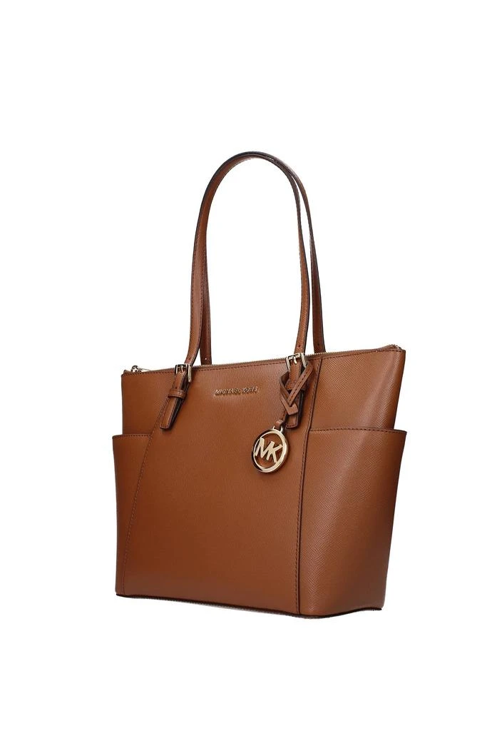 商品Michael Kors|Shoulder bags jet set item ew Leather Brown Luggage,价格¥1473,第2张图片详细描述