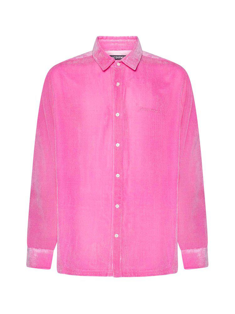 Jacquemus Tombolo Buttoned Long-Sleeved Shirt商品第1张图片规格展示