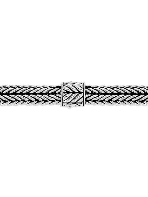 Kami Sterling Silver Chain Bracelet/12MM商品第4张图片规格展示