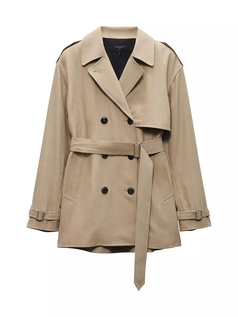 商品Rag & Bone|Beverly Cropped Trench Coat,价格¥5680,第1张图片