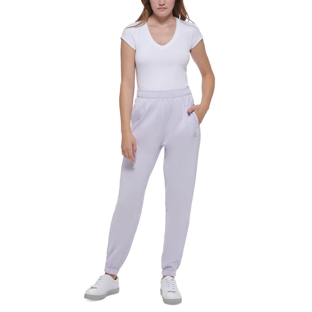 Women's Cotton High-Rise Jogger Pants商品第4张图片规格展示