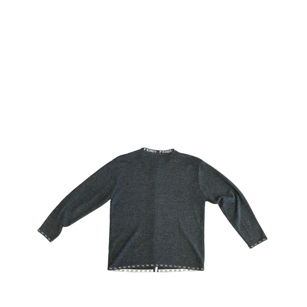 商品Fendi|Logo Cardigan In Grey,价格¥1367,第2张图片详细描述