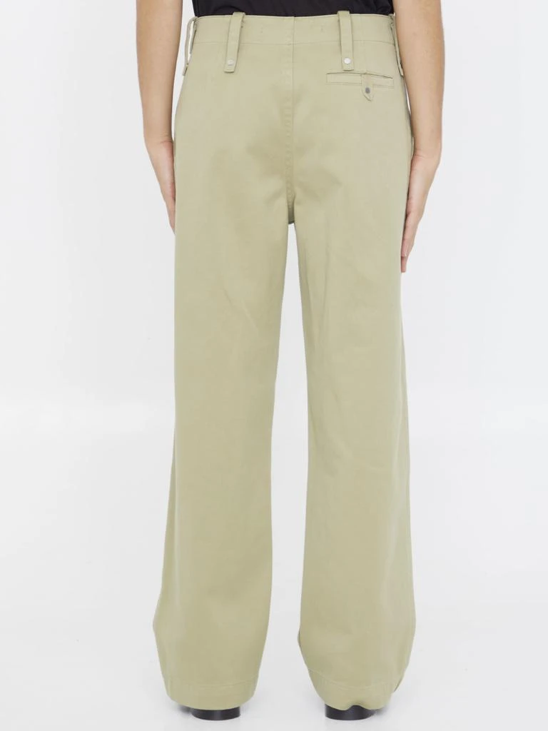 商品Burberry|Baggy Pants In Cotton,价格¥6577,第4张图片��详细描述