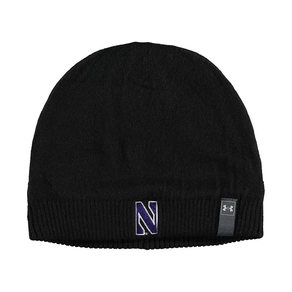 商品Under Armour|Men's Black Northwestern Wildcats Truck Stop Beanie,价格¥297,第1张图片