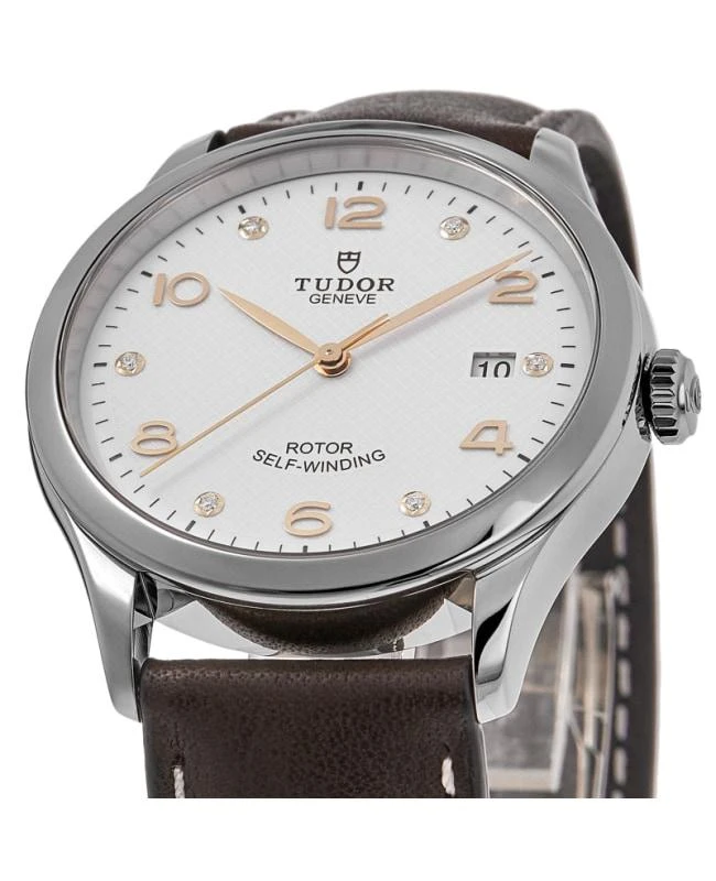 商品Tudor|Tudor 1926 39mm White Diamond Dial Leather Strap Men's Watch M91550-0014,价格¥17451,第2张图片详细描述