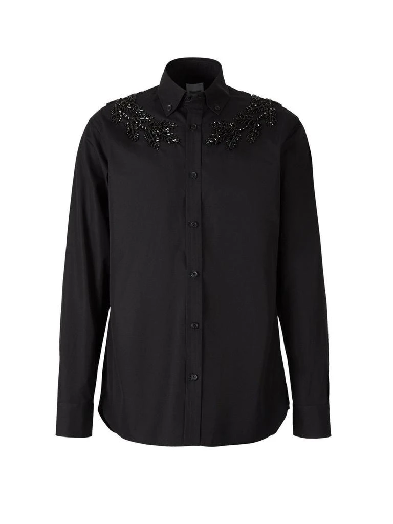 商品Burberry|Burberry Embellished Long-Sleeved Shirt,价格¥3628,第1张图片