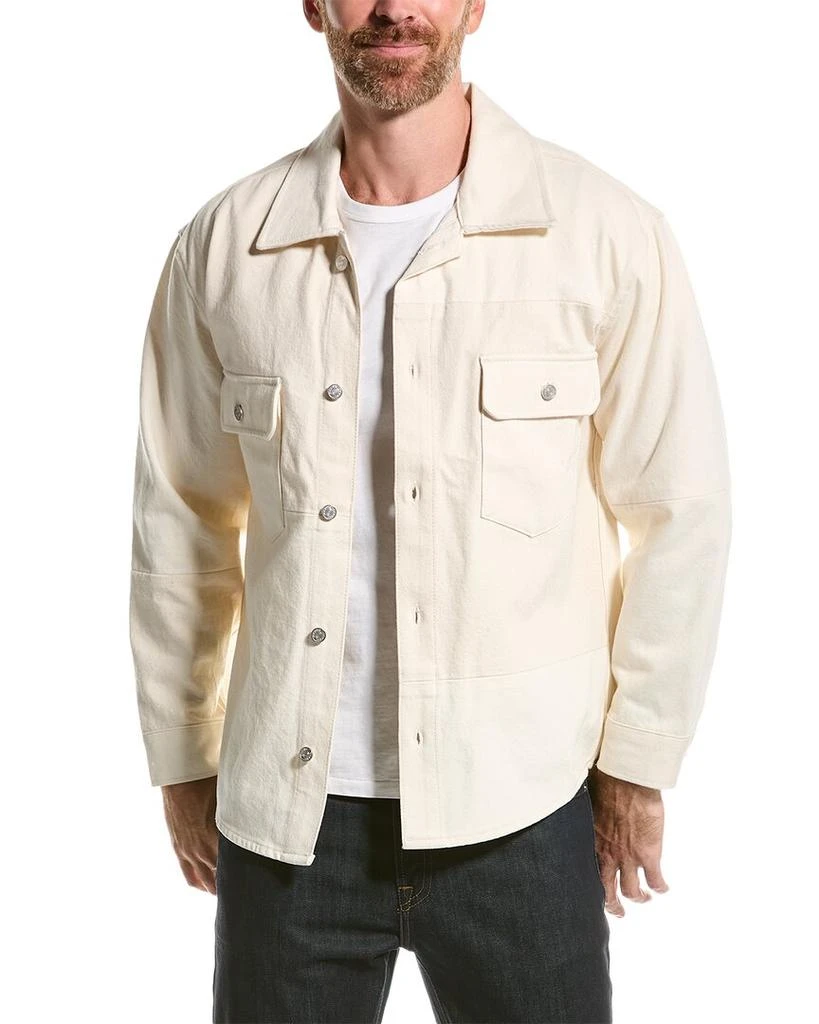 商品FRAME|FRAME Denim Modern Blocking Overshirt,价格¥1110,第2张图片详细描述