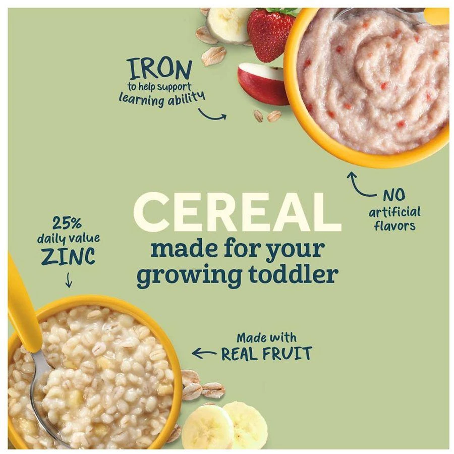 商品Gerber|Grain and Grow, Hearty Bits Multigrain Banana Apple Strawberry,价格¥34,第5张图片详细描述