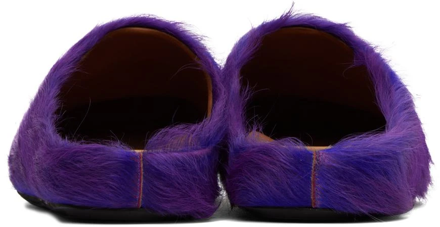 商品Marni|Purple Fussbett Sabot Loafers,价格¥7338,第2张图片详细描述