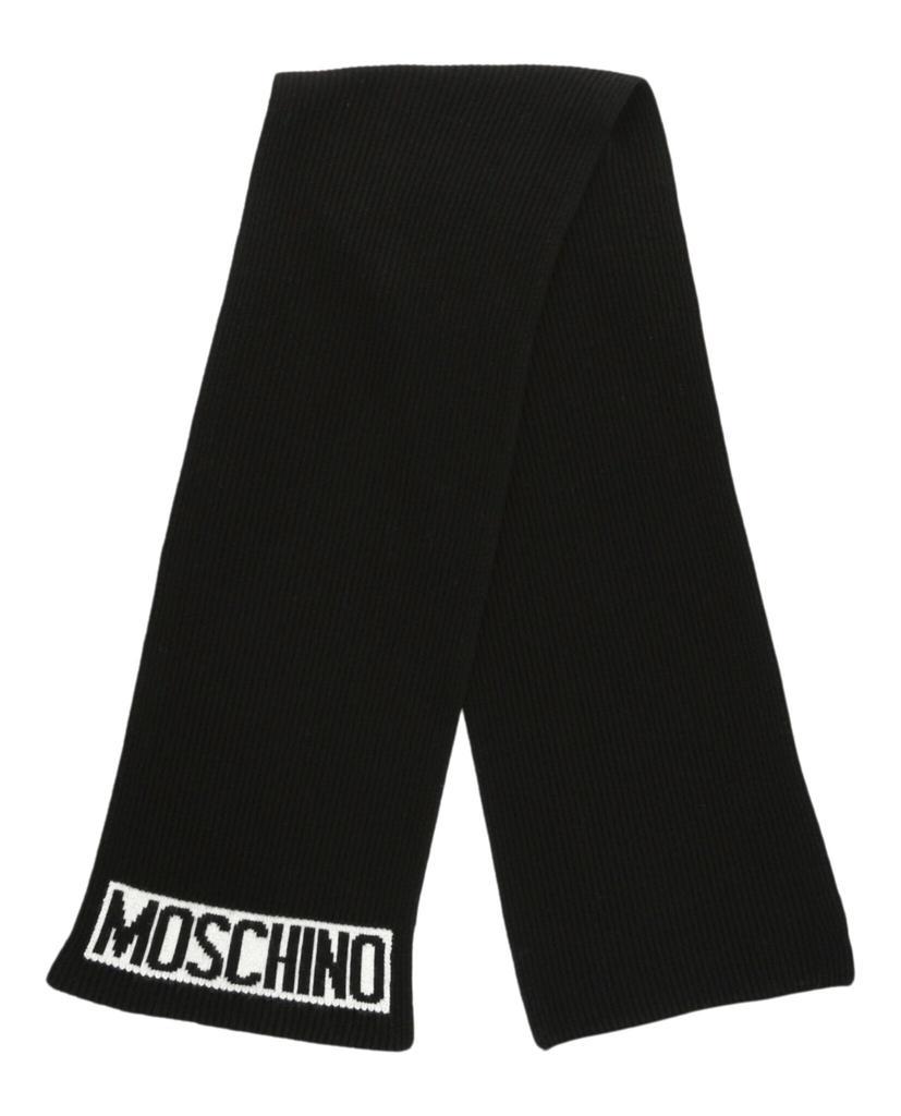 商品Moschino|Logo Wool Scarf,价格¥725,第4张图片详细描述