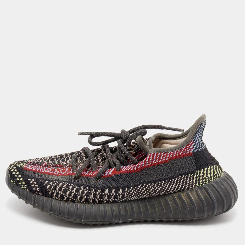 商品[二手商品] YEEZY|Yeezy x Adidas Multicolor Knit Fabric Boost 350 V2 Yecheil (Non-Reflective) Sneakers Size 36 2/3,价格¥1694,第1张图片