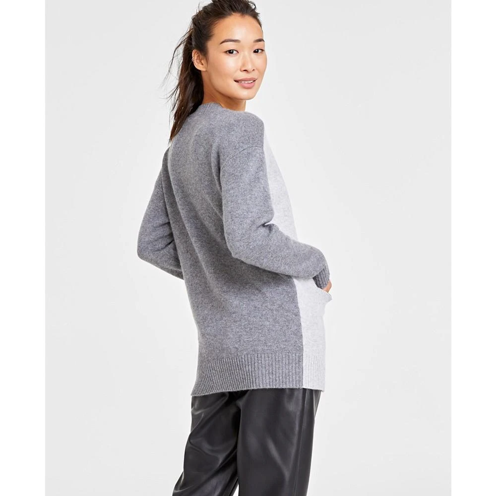 商品Charter Club|Women's 100% Cashmere Colorblocked Cardigan, Created for Macy's,价格¥228,第2张图片详细描述