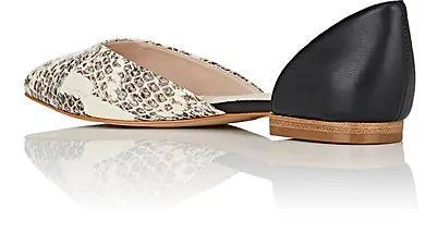 商品Barneys New York|Cynthia Leather D'Orsay Flats,价格¥536,第3张图片详细描述