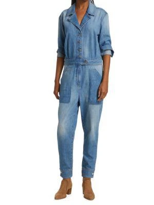 商品VERONICA BEARD|Oaklyn Denim Jumpsuit,价格¥1187,第1张图片