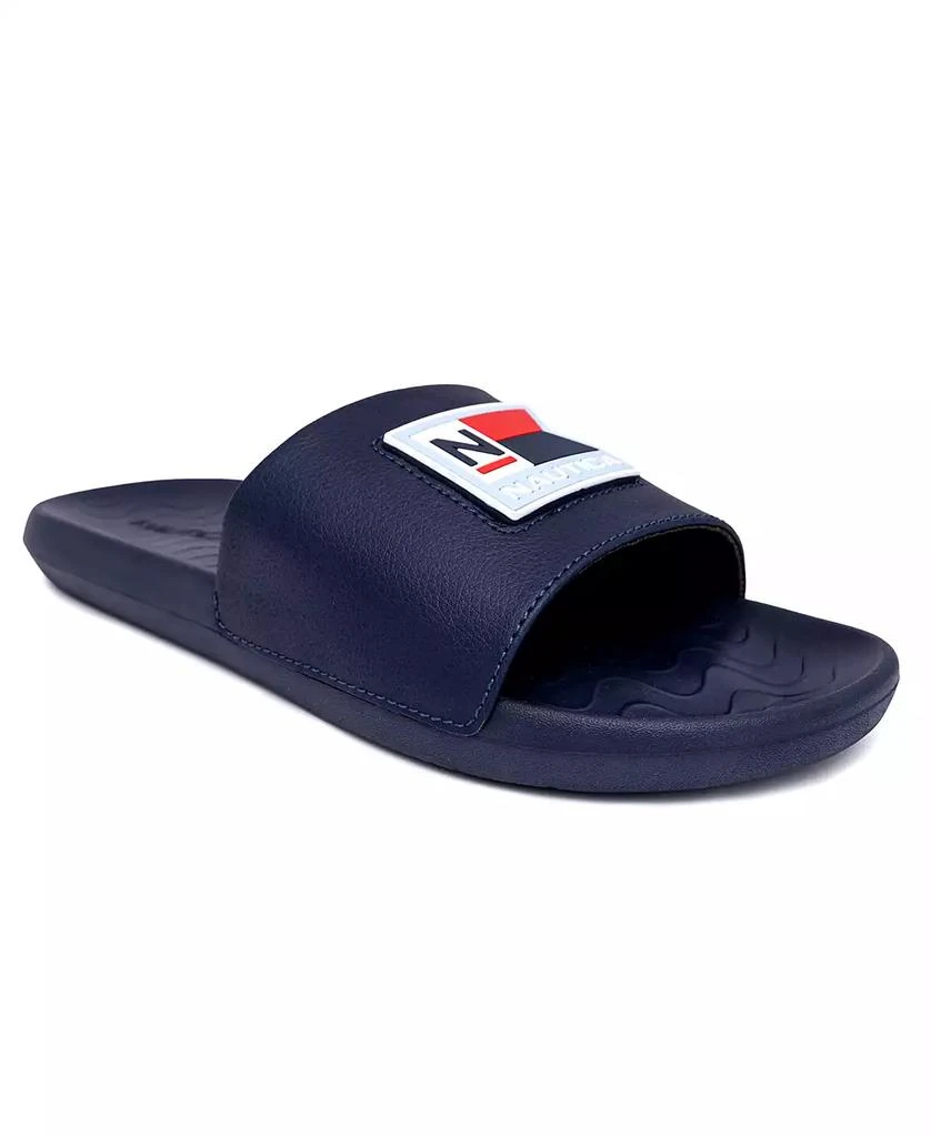 商品Nautica|Men's Hyia Pool Slip On Slides,价格¥238,第1张图片