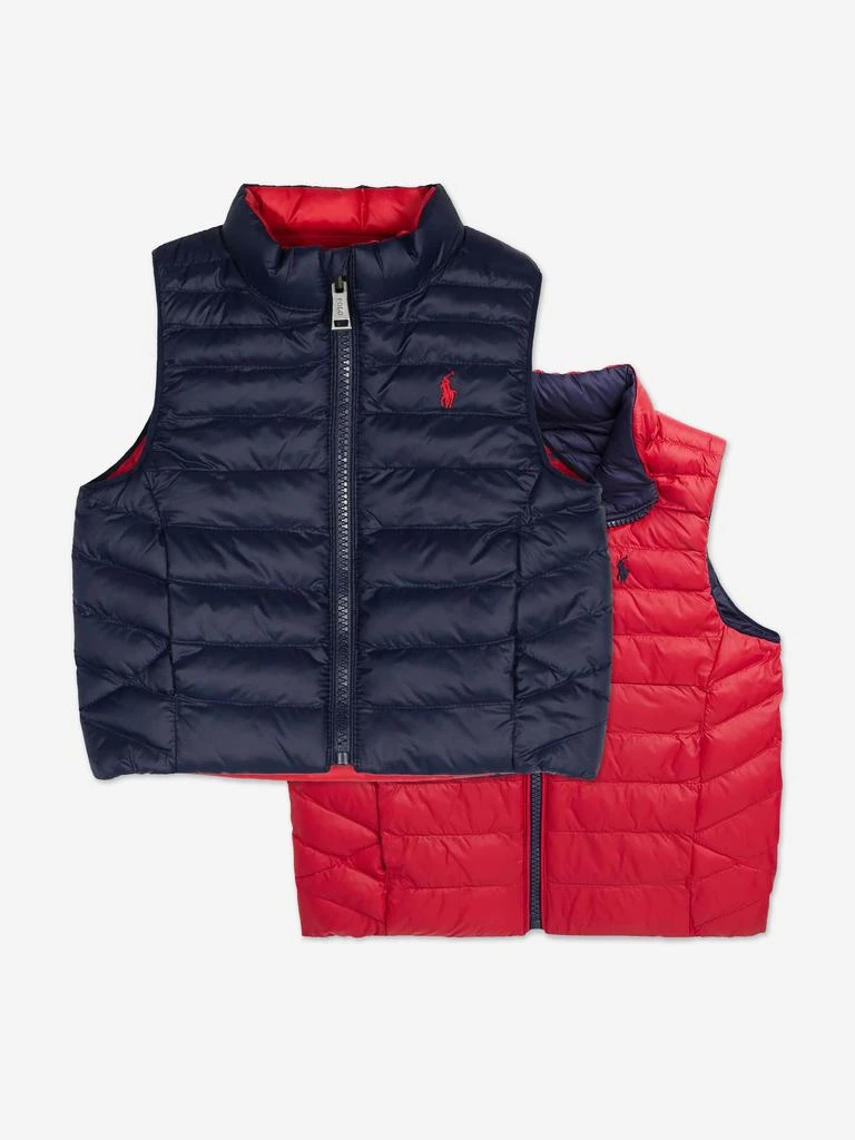 商品Ralph Lauren|Ralph Lauren Boys Reversible Gilet in Navy,价格¥711,第1张图片