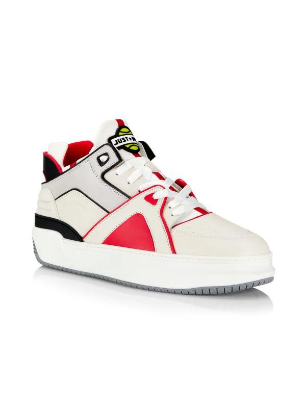 商品Just Don|Tennis Courtside Mid-Top Sneakers,价格¥1017,第2张图片详细描述