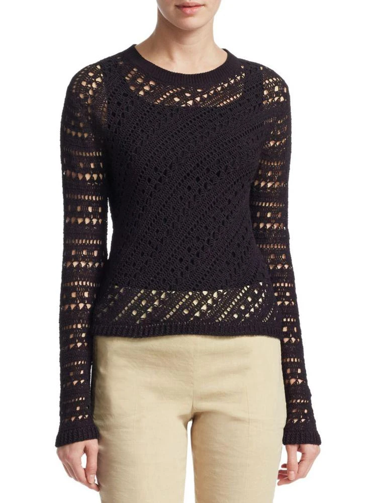 商品Theory|Crochet Crewneck Sweater,价格¥587,第1张图片