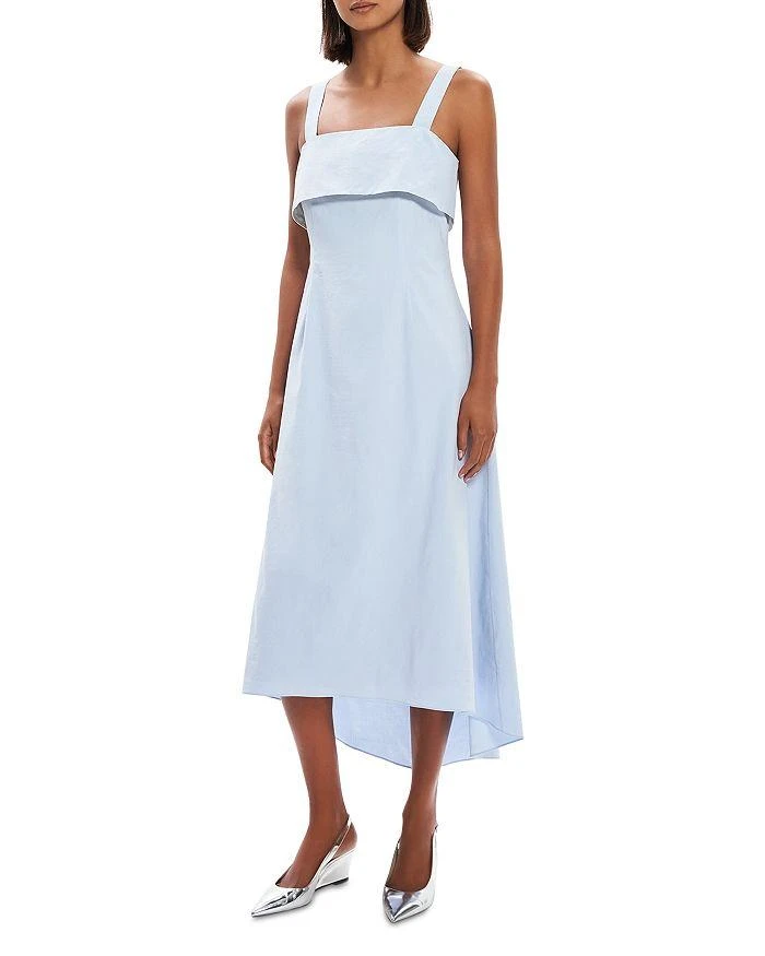商品Theory|Layered Linen Midi Dress,价格¥869,第4张图片详细描述