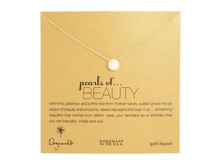 商品Dogeared|Pearls of Beauty Necklace4mm淡水珍珠项链,价格¥304,第1张图片