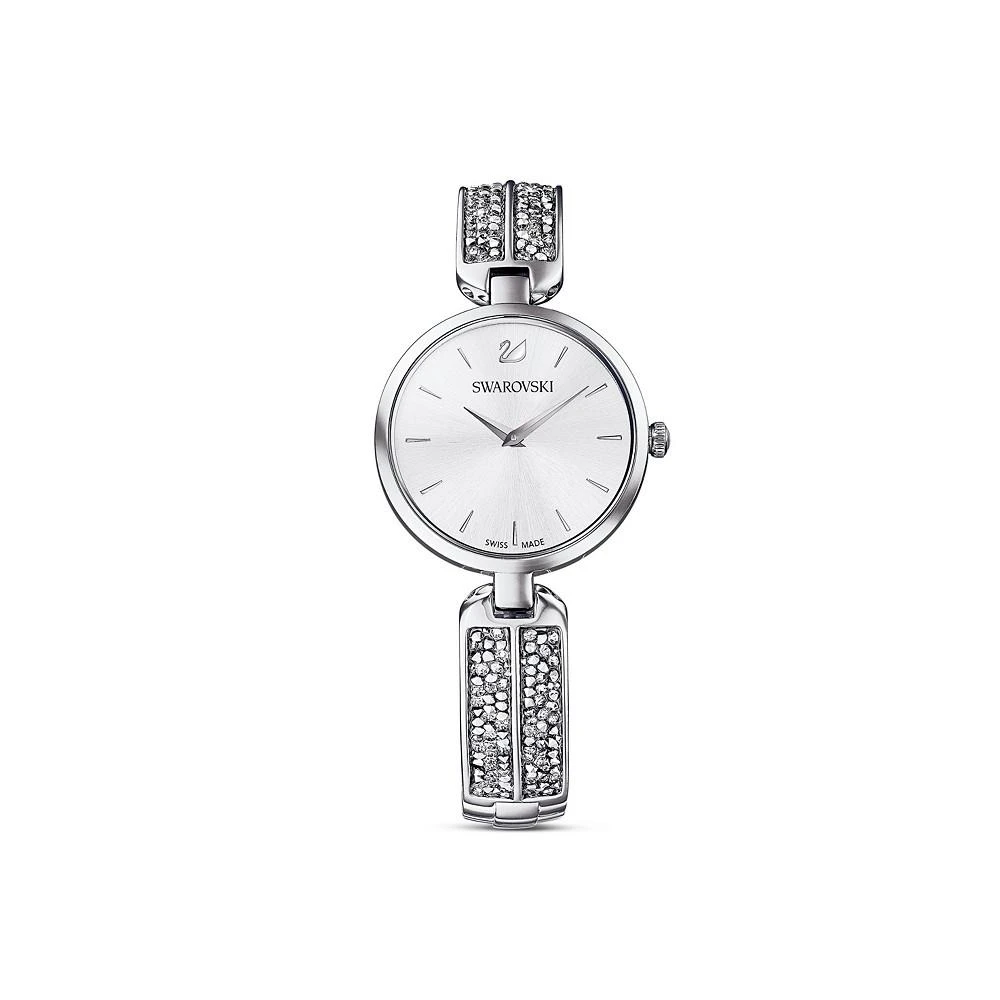 商品Swarovski|Dream Rock Silver-Tone Stainless Steel Metal Bracelet Watch, 28.44mm,价格¥1852,第1张图片