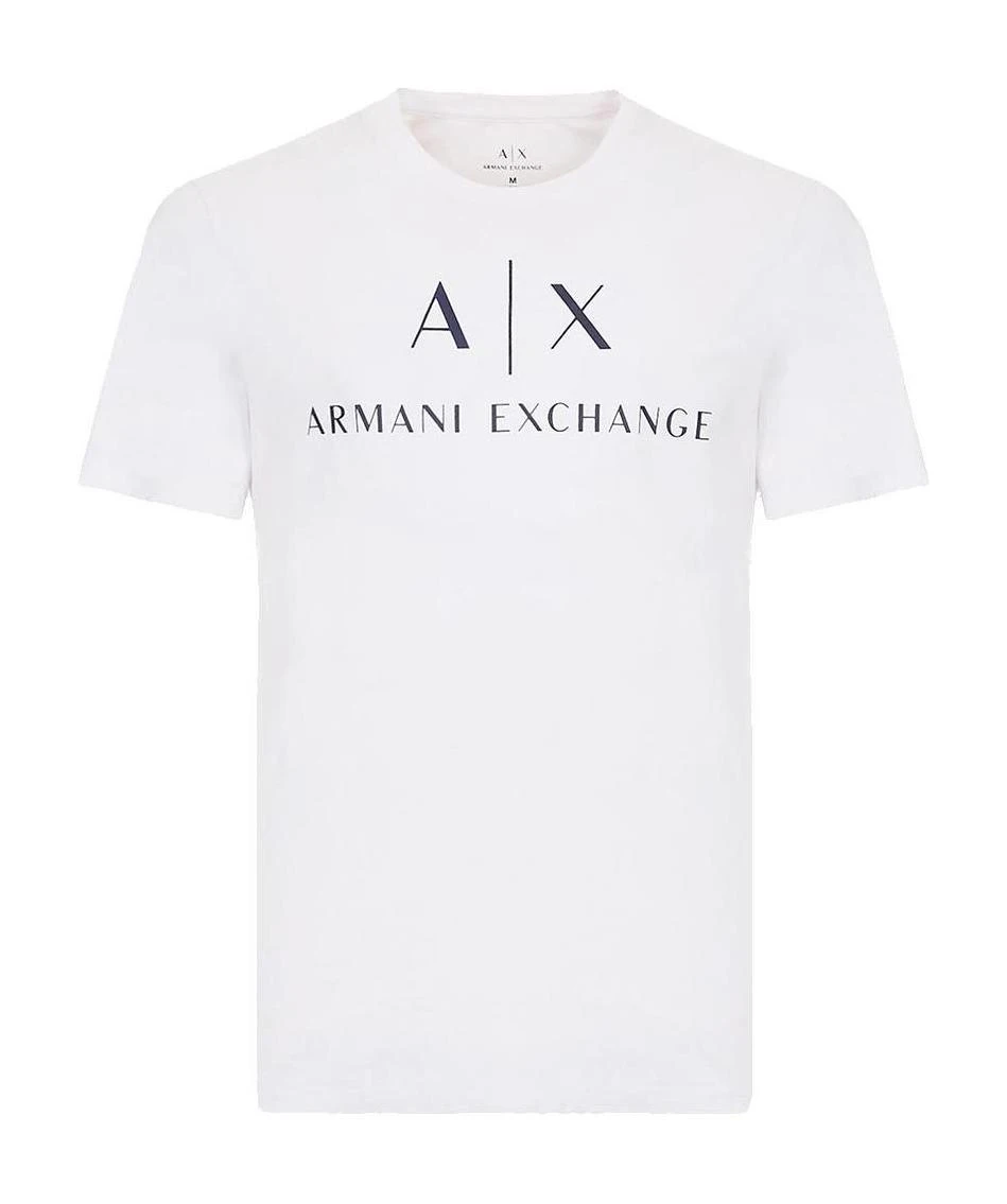 商品【商品预售7天】 Armani Exchange|Armani Exchange 男士T恤 8NZTCJZ8H4Z1100 白色,价格¥567,第1张图片