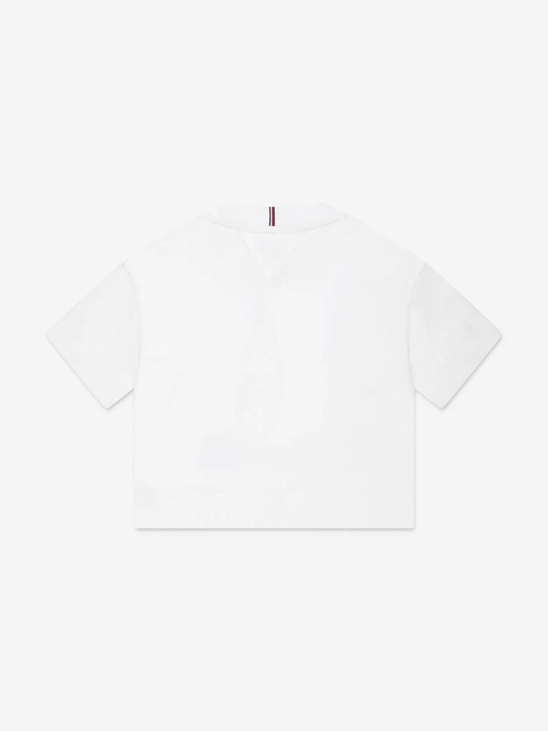 商品Tommy Hilfiger|Girls Monogram Sequins T-Shirt in White,价格¥284,第2张图片详细描述