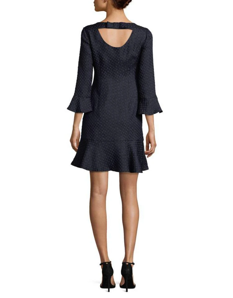 商品Karl Lagerfeld Paris|Crepe Dotted Velvet Sheath Dress,价格¥396,第2张图片详细描述