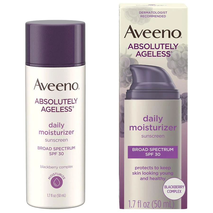 商品Aveeno|Absolutely Ageless Antioxidant Moisturizer, SPF 30 Blackberry,价格¥187,第2张图片详细描述