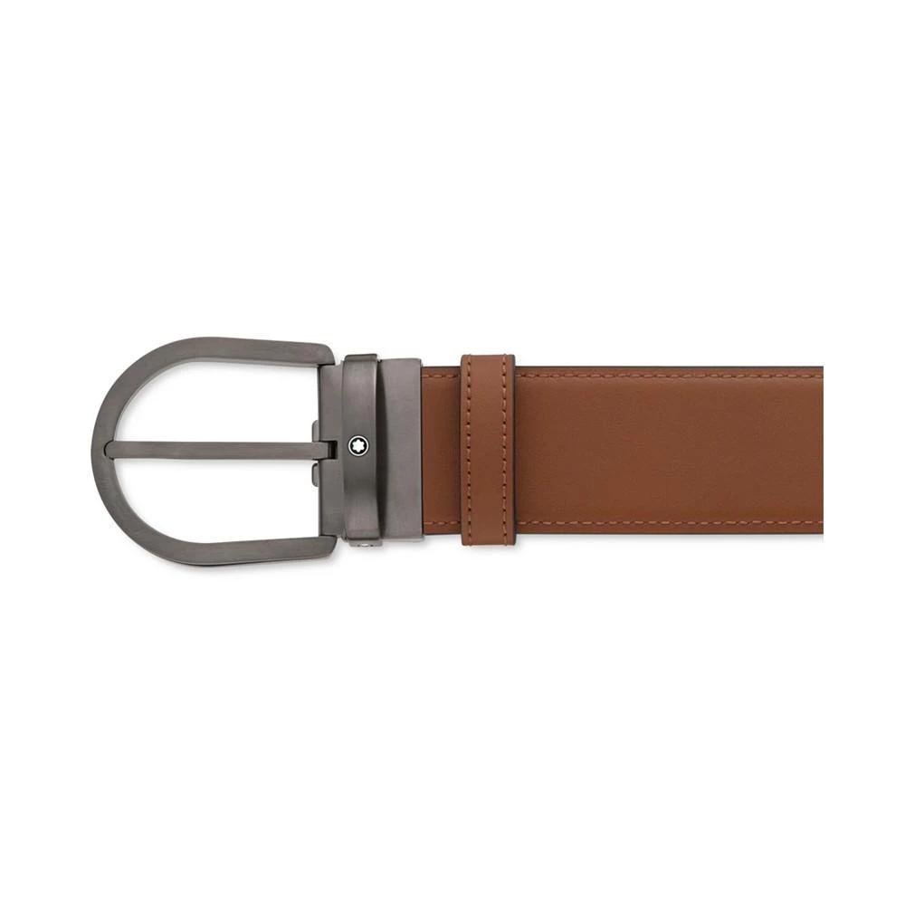 商品MontBlanc|Horseshoe Reversible Leather Belt,价格¥3167,第2张图片详细描述