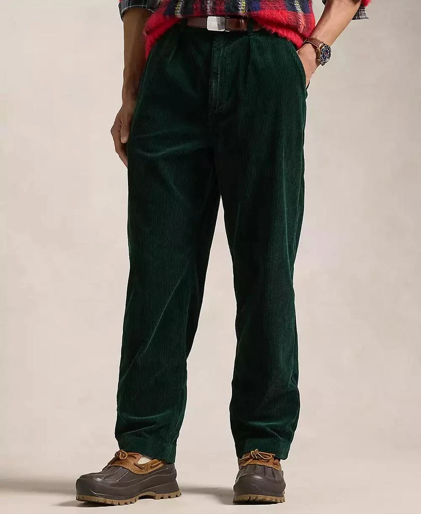 商品Ralph Lauren|Men's Classic-Fit Pleated Corduroy Pants,价格¥557,第4张图片详细描述