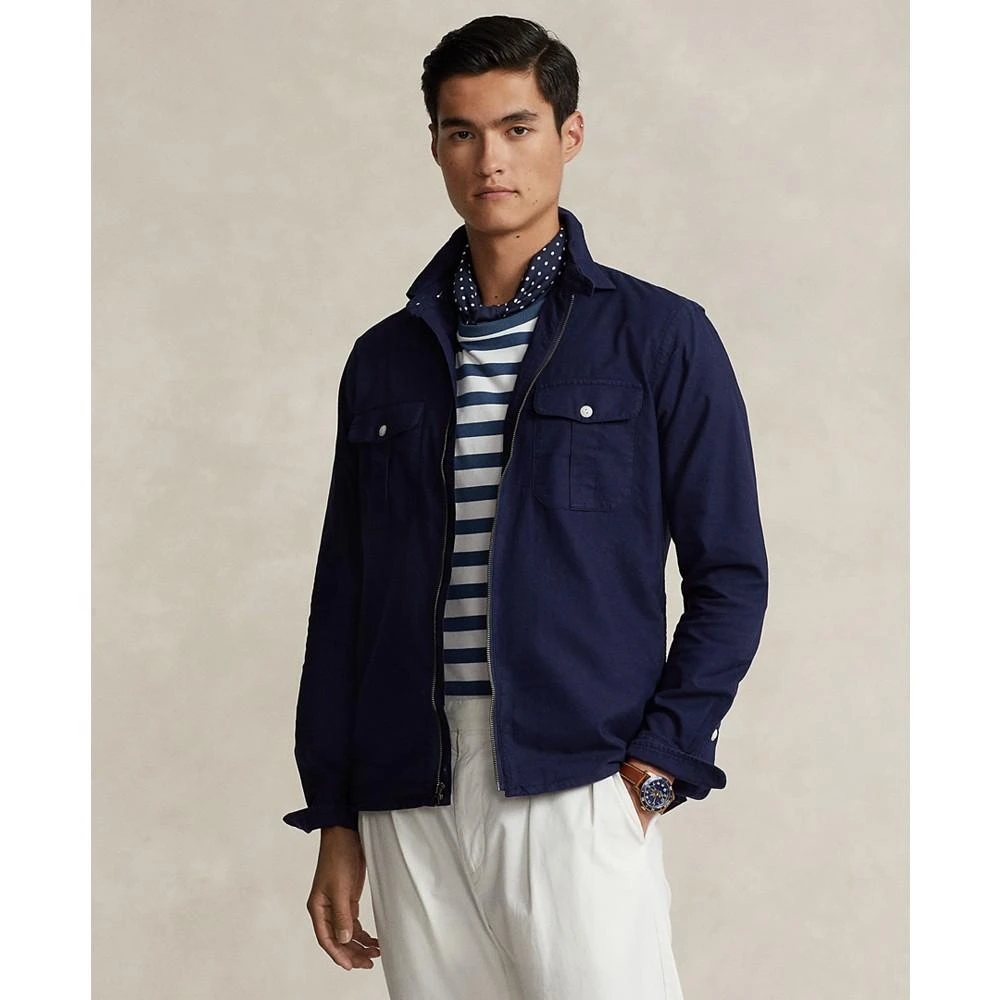 商品Ralph Lauren|Men's Garment-Dyed Oxford Overshirt,价格¥449,第1张图片