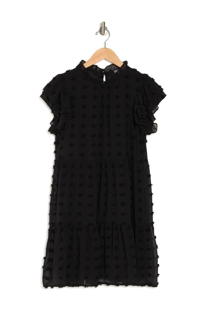 商品Love by Design|Kelsey Chiffon Mini Swiss Dot Dress,价格¥322,第3张图片详细描述