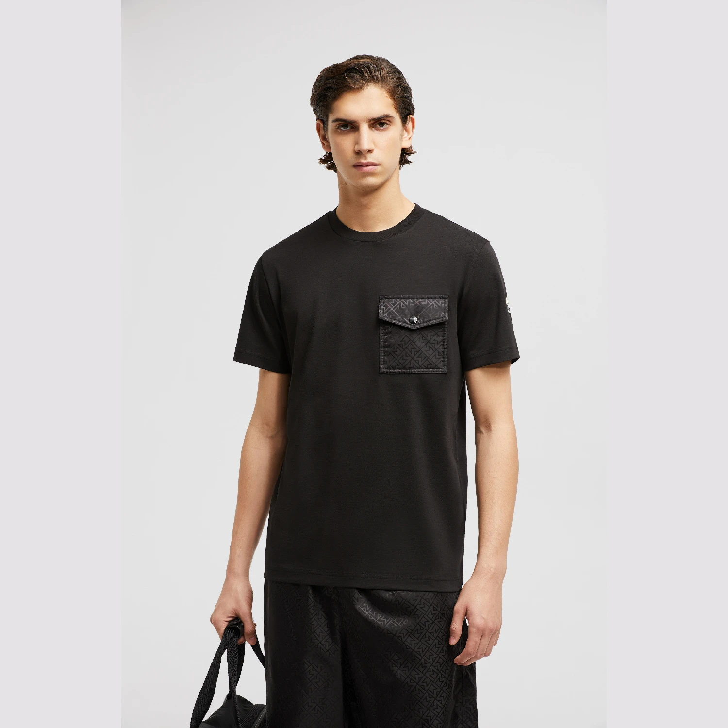 【预售】 MONCLER盟可睐 25春夏 男士 短袖T恤 Monogram Cotton T-Shirt With Pocket K10918C0002389AKK999 商品