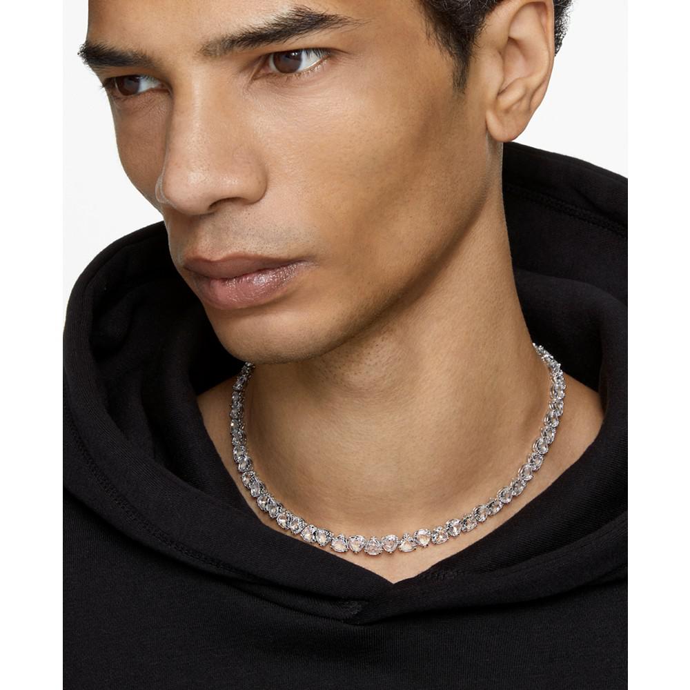 Silver-Tone Millenia Crystal All Around Necklace, 14-7/8" + 1" extender商品第5张图片规格展示