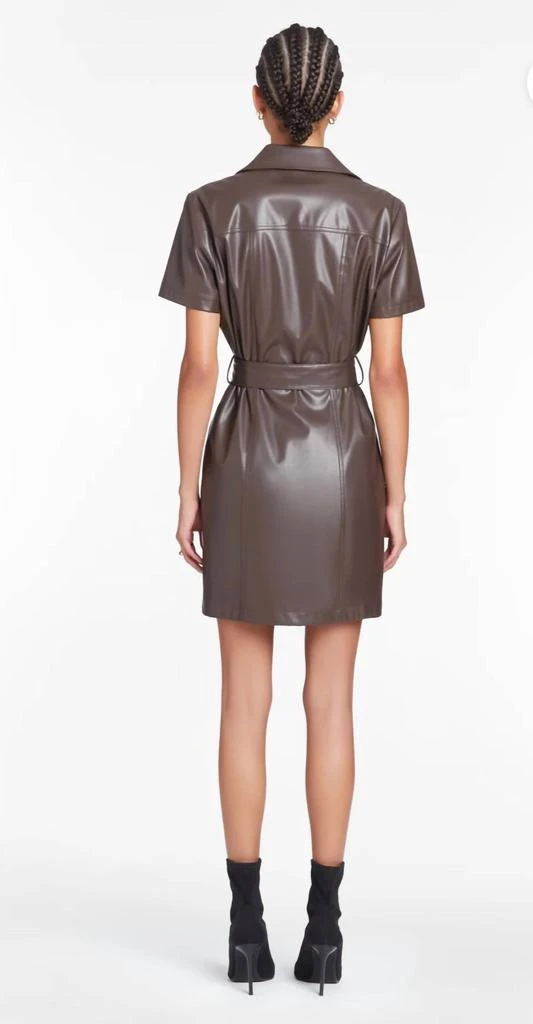 商品Amanda Uprichard|Greyson Dress In Cocoa,价格¥627,第2张图片详细描述